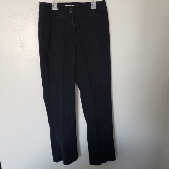 Pendleton Black Velvet Pants 6 Dress Work Slacks - Picture 1 of 7